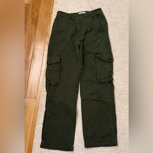 TNA Women's Olive Cargo Pants